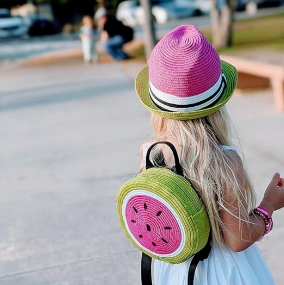 The brand new hat and bag